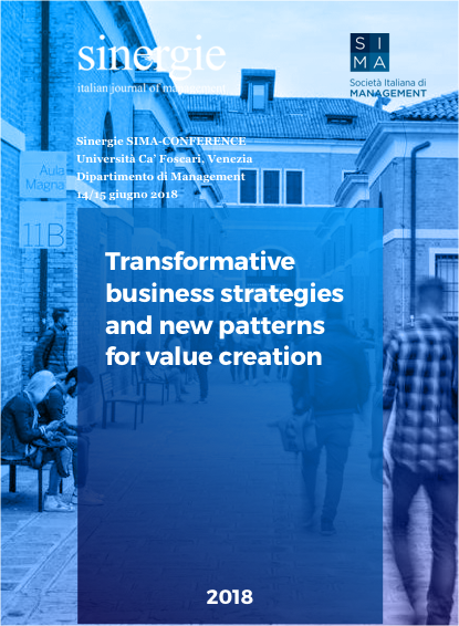 2018 – Transformative business strategies (Venice)